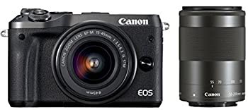 【中古品】Canon ミラーレス一眼カメラ EOS M6 ダブルズームキット(ブラック) EF-M15-(中古品)の通販は
