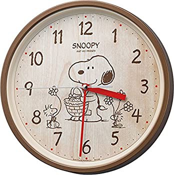 【中古品】リズム(RHYTHM) SNOOPY ( スヌーピー ) 掛け時計 キャラクター アナログ 連(中古品)の通販は