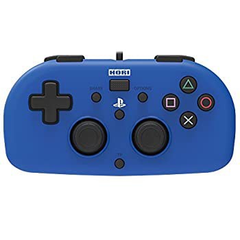 【未使用 中古品】【SONYライセンス商品】ワイヤードコントローラーライト for PS4 ブルー【P(中古品)
