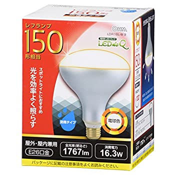 【中古品】オーム電機 LED電球 レフランプ形 150形相当 E26 電球色 LDR16L-W 9 06-079(中古品)の通販は 5,655円