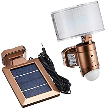 【中古品】大進 センサーライト ソーラー式 電球色LED 明るさ510ルーメン 広角レンズ (中古品)
