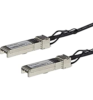 【中古品】StarTech.com DAC Twinax ケーブル/50cm/Cisco製品SFP-H10GB-CU0-5M互換/銅(中古品)