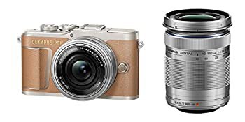 【中古品】OLYMPUS ミラーレス一眼カメラ PEN E-PL9 ダブルズームキット ブラウン(中古品)の通販は 76,082円