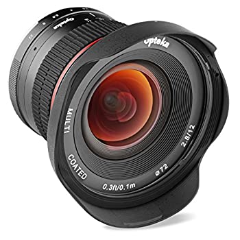 【中古品】Opteka 12?mm F / 2.8手動フォーカスプライムスーパー広角レンズHD MC (fo(中古品)