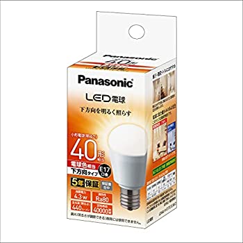 【未使用 中古品】パナソニック ミニクリプトン型 LED電球 口金直径17mm 電球40W形相当 電球 (中古品)の通販は 7,395円