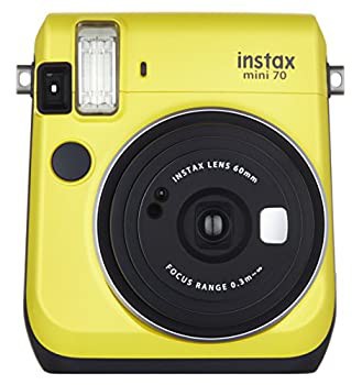 【中古品】FUJIFILM インスタントカメラ チェキ instax mini 70 イエロー INS MINI 70(中古品)の通販は