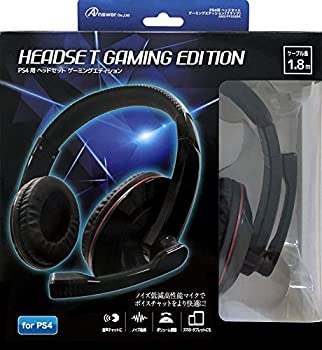 【中古品】PS4用 ヘッドセット ゲーミングエディション (ブラック)(中古品)の通販は