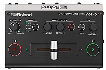 【中古品】ROLAND V-02HD スケーラー内蔵 2CH ビデオスイッチャー(中古品)