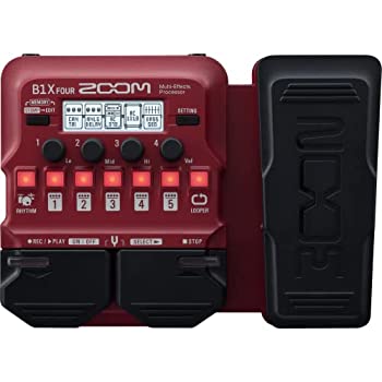 【中古】zoom B1X FOUR　ベース　マルチエフェクター 中古品】ZOOM ズーム ベース用 マルチエフェクター B1X FOUR(中古品)