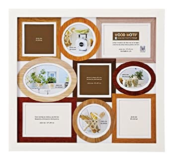 【新品】ユーパワー 写真たて・フォトフレーム ホワイト W40.5×H37×D1.5cm(新品)の通販は