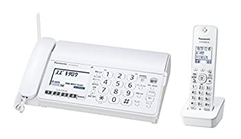 パナソニック デジタルコードレスFAX 子機1台付き 迷惑電話対策機能搭載 ホワイト KX-PD305DL-W 受話音量を大きく調整できる