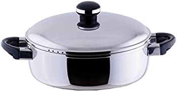 【中古】(未使用･未開封品)宮崎製作所 オブジェ 両手鍋 浅型 22cm テーブルポット 日本製 5年保証 IH対応 軽量 OJ-7S