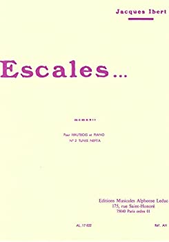 【中古】(未使用･未開封品)イベール : 寄港地 No.2 チュニスーネフタ (オーボエ、ピアノ) ルデュック出版