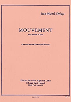 【中古】ディファイエ : ムーブメント (トロンボーン、ピアノ) ルデュック出版