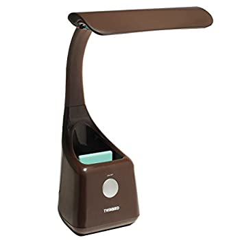 【中古】(未使用･未開封品)ツインバード ペンスタンド付LEDキッズライト REFLECTECH Kids ブラウン LE-H502BR