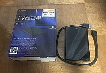 【中古】外付けポータブルHDD 500GB ELECOM（エレコム） ELP-ERT005U BK