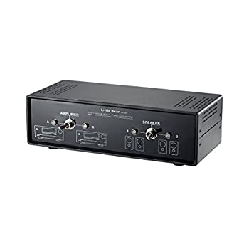 【中古】(未使用･未開封品)Little Bear オーディオ クロスオーバー ステレオ 2ウェイアンプ スピーカースイッチャ パッシブセレクタ コ