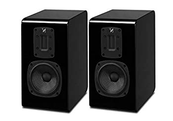 【中古】(未使用･未開封品)QUAD(クオード) ブックシェルフ型スピーカー ペア S-2 ピアノブラック