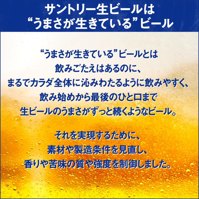 サントリー 生ビール 350ml×3ケース/72本 サン生の通販はau PAY 