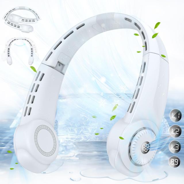 ネッククーラー [2024年夏業界先端モデル ネックファン ] Freeluck 首掛け扇風機 ネッククーラー 冷却プレート 羽の通販は 9,730円