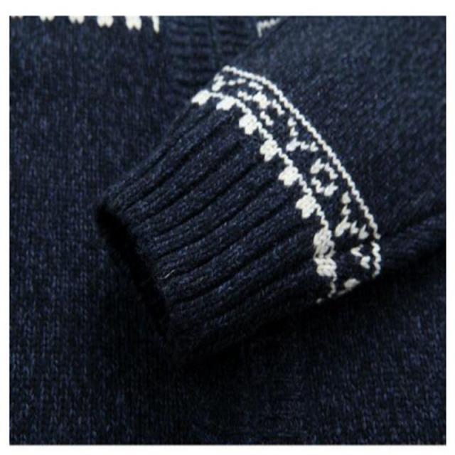 カーディガン メンズ ニットセーター フード付き パーカー  オーバーサイズ vネック ニット アウター セーター 羽織 体型カバの通販は