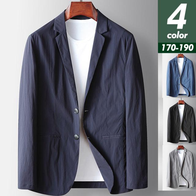 テーラードジャケット メンズ おしゃれ ビジネス 春 秋 ジャケット フォーマル クールビズ 薄手 紳士用 アウター 通勤 OLの通販は