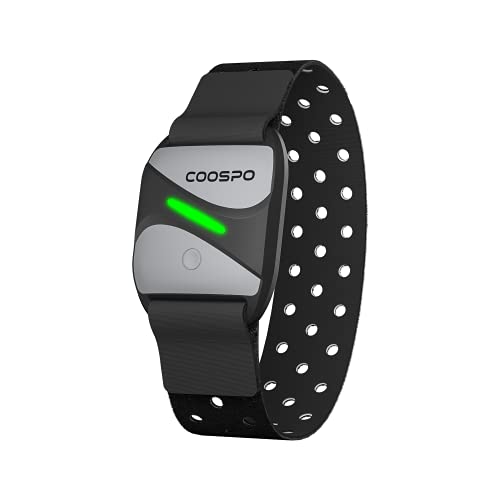 COOSPO HW807 心拍計アームバンド 心拍センサー 光学式 ハートレートモニター BluetoothANT+対応 IP6の通販は 7,080円