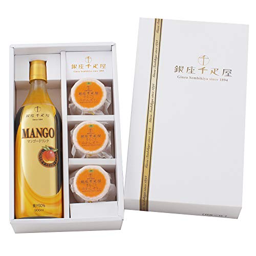 ギフト お菓子 ジュース ゼリー 詰合せ パティスリー銀座千疋屋 銀座千疋屋マンゴードリンク&まるごとみかんぜりぃの通販は 4,710円