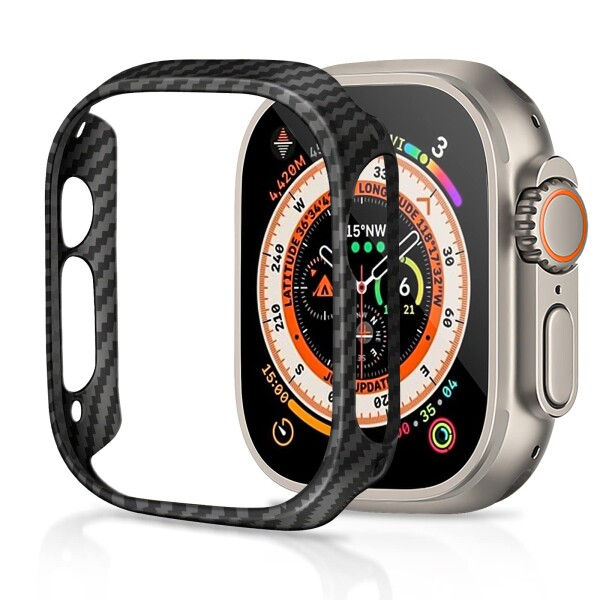 【送料無料】Apple watch Ultra カバー、シリーズ 49mm 用アラミド繊維 600D、超薄型軽量、iwatch 保護ケースの通販は