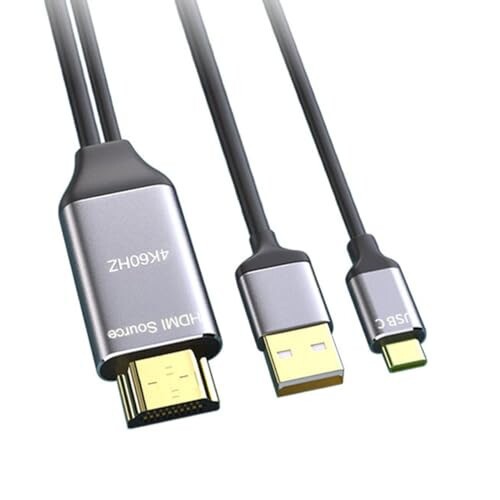 【送料無料】CYケーブル リバーシブル HDMI 1.4 ソース - USB 3.1 Type C USB-C ディスプレイ オス 4K Hの通販は