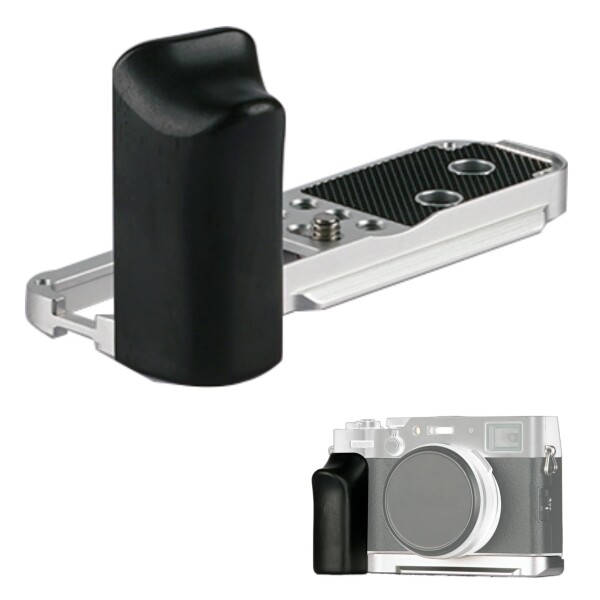 【送料無料】WEPOTO X100VI / X100V 手持ちグリップ L字型グリップ、アラカス用クイックリリースプレート付、ウッドサイドハ