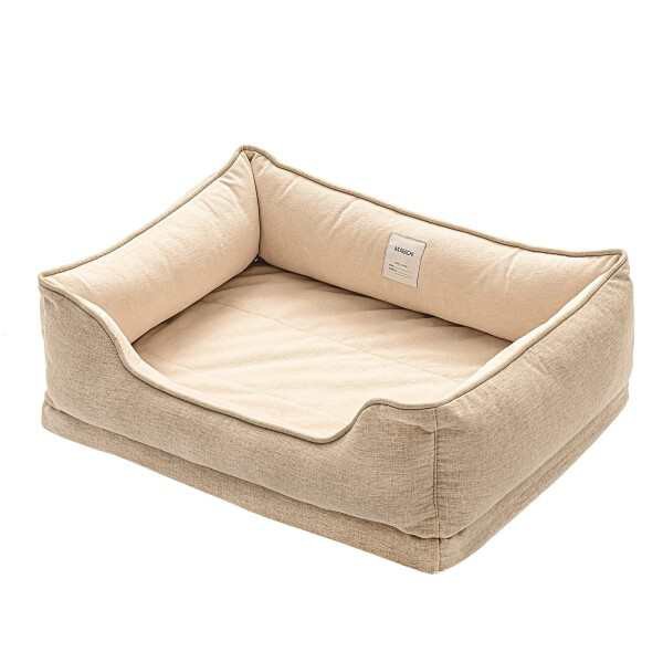 【送料無料】AKAGIICHI 犬 ベッド ペットベッド 猫ベッド ペットソファー 洗える フワフワ 四角型 夏 四季適用 姿勢矯正 防寒 の通販は