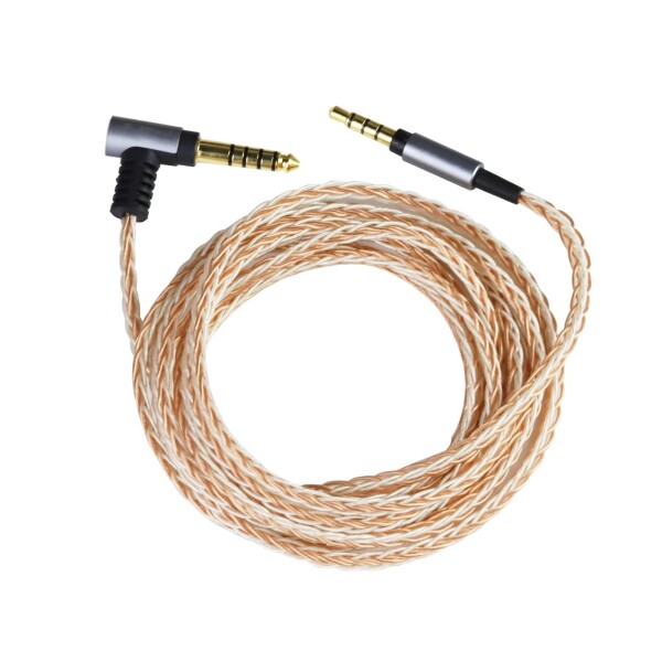 【送料無料】WHWKOP イヤホンケーブル リケーブル 交換用ケーブル 3.5mm オーディオケーブル 8芯 L型 単結晶銅 SONY MDの通販は 5,730円