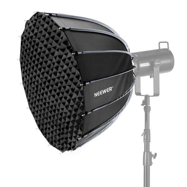 【送料無料】NEEWER 70cmパラボリックソフトボックス Bowensマウント クイックセットアップ ディフューザー/ハニカムグリッド/