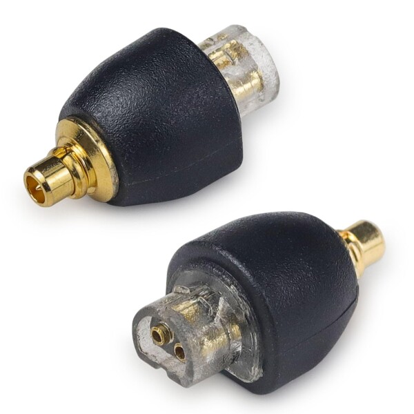 【送料無料】cooyin IE80 (リケーブル側) to IE300 (イヤホン側) アダプター コネクター 金メッキプラグ 統合成形技術の通販は