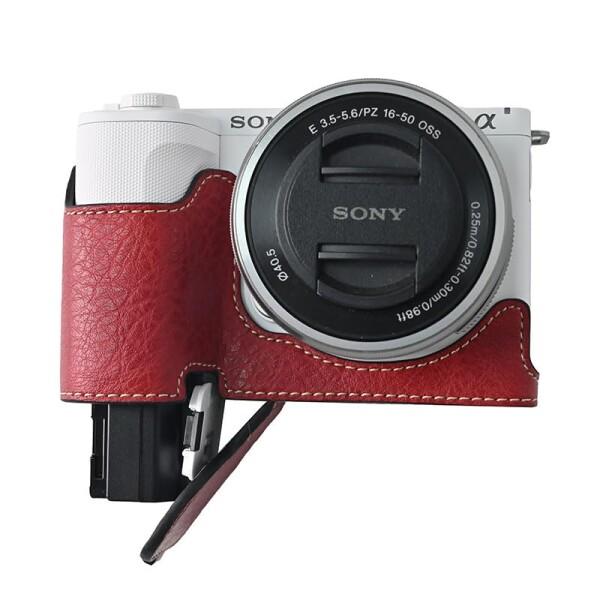 【送料無料】SIUTATDSH カメラケース PUレザー 適用 Sony ソニー ZV-E10 II zv-e10 mark 2 ケース ラ