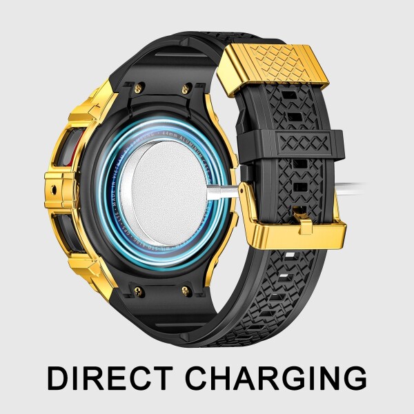 【送料無料】MioHHR ステンレススチールケースカバー付きシリコンストラップ互換性 Samsung Galaxy Watch 4 5 6 の通販は