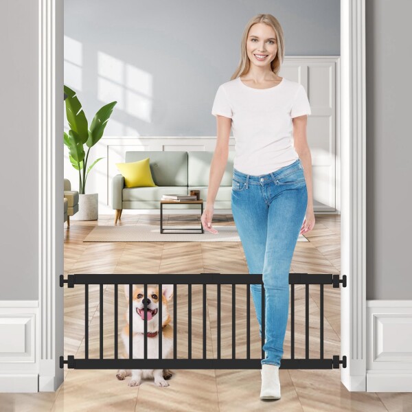 【送料無料】ペットゲート 犬 Fldofaves ロータイプ 犬 ゲート ペット 柵 犬ゲート 犬用ゲート 小型犬 中型犬 室内 幅45cm