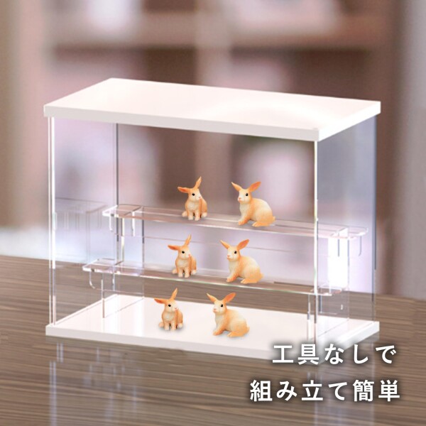 アクリル ディスプレイケースフィギュアケース 31x16x23cm三段ステージ Amazon | フィギュアケース コレクションケース ディスプレイケース