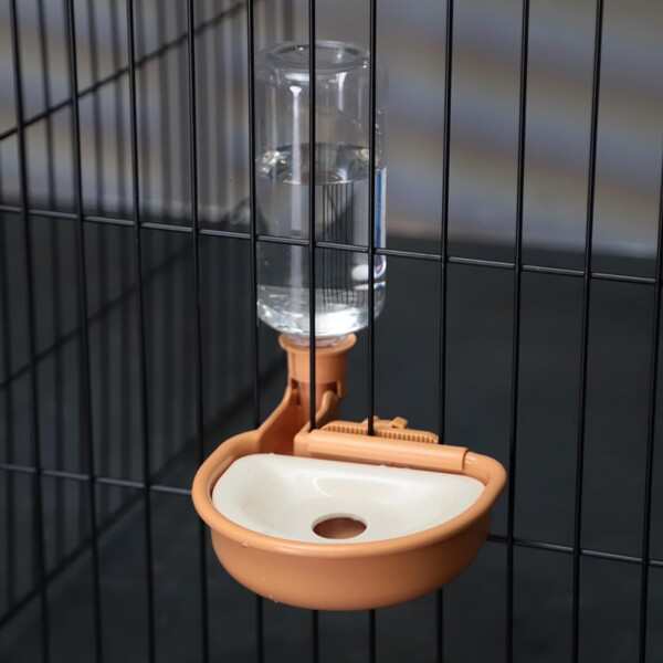 【送料無料】Refoiner 犬 水飲み器 給水器 猫 水飲み器ペット自動給水器 犬 給水ボトル 犬のみずのみ器こぼれない ゲージ用犬用水入 その他食器・給餌器・給水器