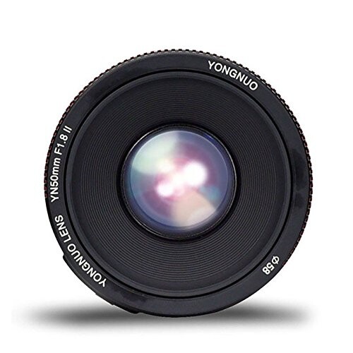 送料無料】YONGNUO 単焦点レンズ Canon YN50mm F1.8 II EFマウント