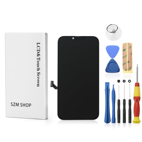 【送料無料】SUNZEMIN iPhone14PLUS フロントパネルセット(フロントガラスデジタイザ)タッチパネル 液晶パネルセット 修理