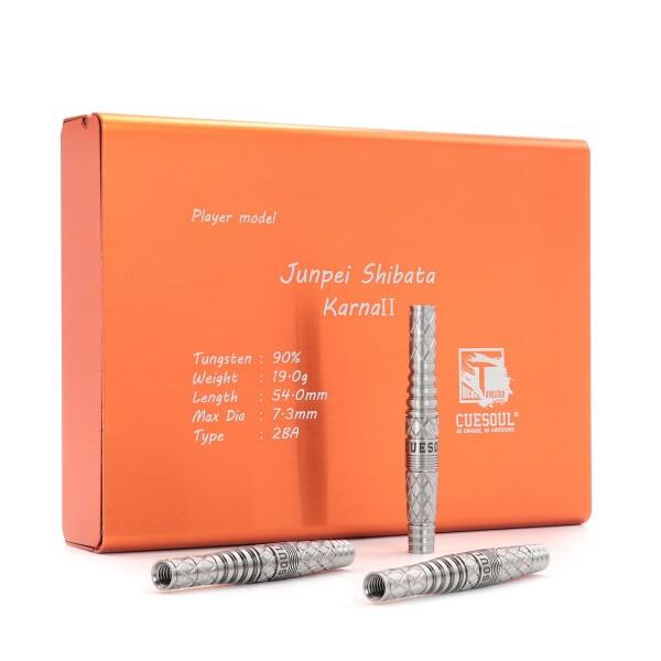 【送料無料】CUESOUL 柴田純平選手モデル II代 Karna カルナ- ソフトチップ 90% タングステン 3本セット(CSDP-BS