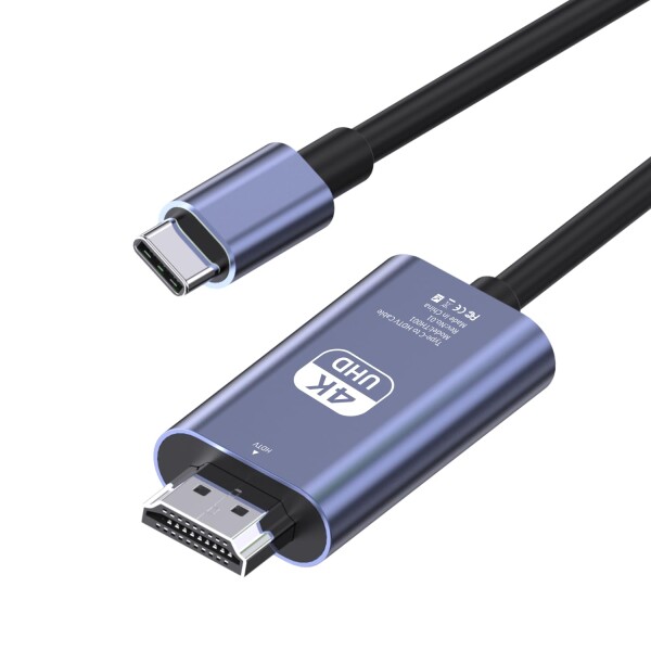 【送料無料】HDMI Type-C to HDMI ケーブル 2mタイプC HDMI変換ケーブル MacBook/iPad/iPhone 1