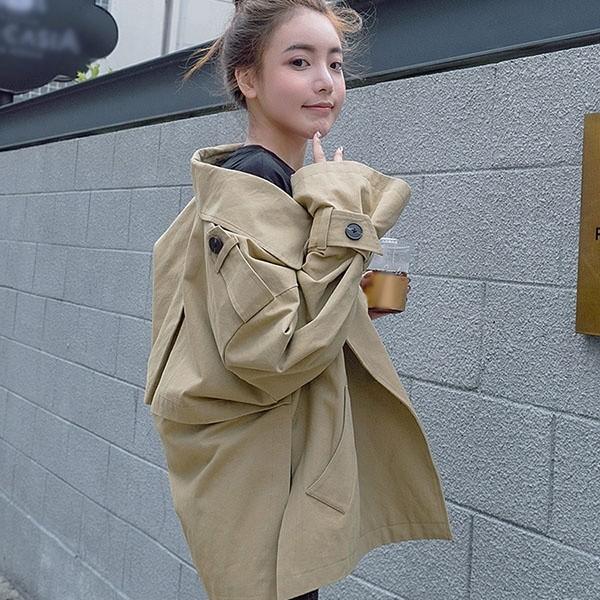 ショートコート レディース 春秋コート カジュアル 長袖 スプリングコート アウター オフィス 通勤 OL 二次会 定番 おしゃれ ショートコート レディース 春秋コート カジュアル 長袖 スプリング