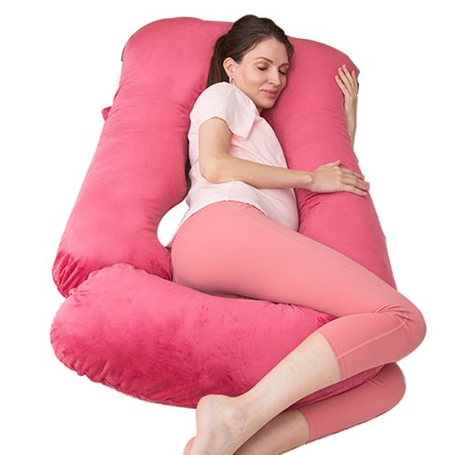 【送料無料】AMCATON 抱き枕 妊婦 U字型 だきまくら 妊娠 マタニティー抱き枕 多機能全身枕 授乳クッション 洗える 男女兼用 背も