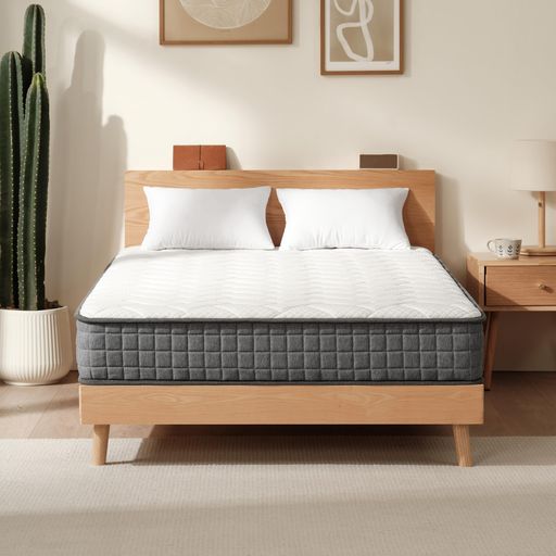 【送料無料】Z-HOM マットレス セミダブル 極厚20CM 高反発 マットレス ポケットコイル 522個高密度コイル 線経2.0MM 並行