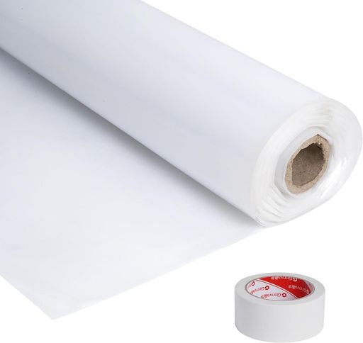 【送料無料】UYOYOUS 強力 防湿シート 防水 床下調湿剤 床用 工業用透明プラスチックフィルム 防塵 (50M巻き) 幅1M×長50M