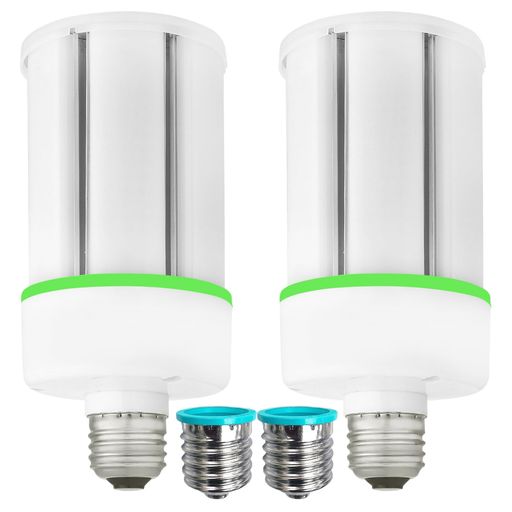 【送料無料】FWAYTECH LED電球 E26 電球色 E39口金付け 36W 4800LM 超軽量タイプ 2700K LED街灯 LED