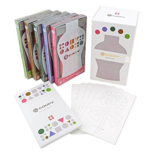 【送料無料】サクラクレパス 色鉛筆 リ・クーピー コンプリートボックス 塗り絵カード付き FY25RE